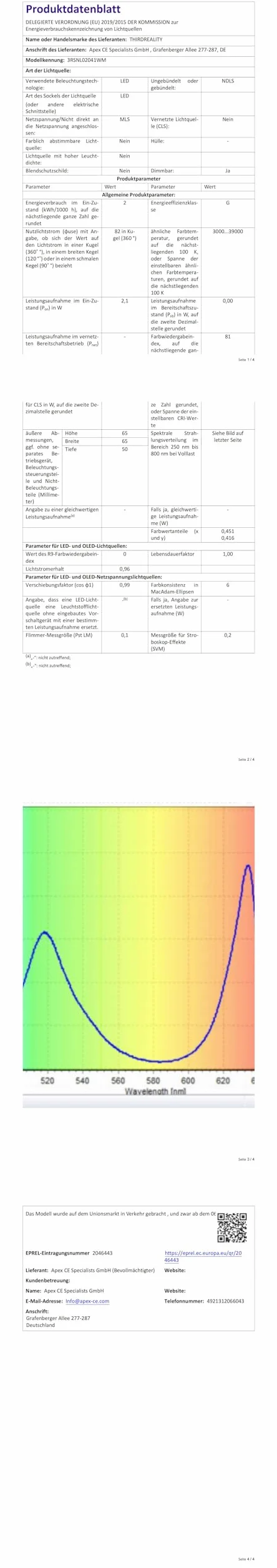 THIRDREALITY Smart Color Night Light, Matter Over WiFi, 3-1 Multi-Functionality, Work with SmartThings, Google Home, Apple Home, Alexa