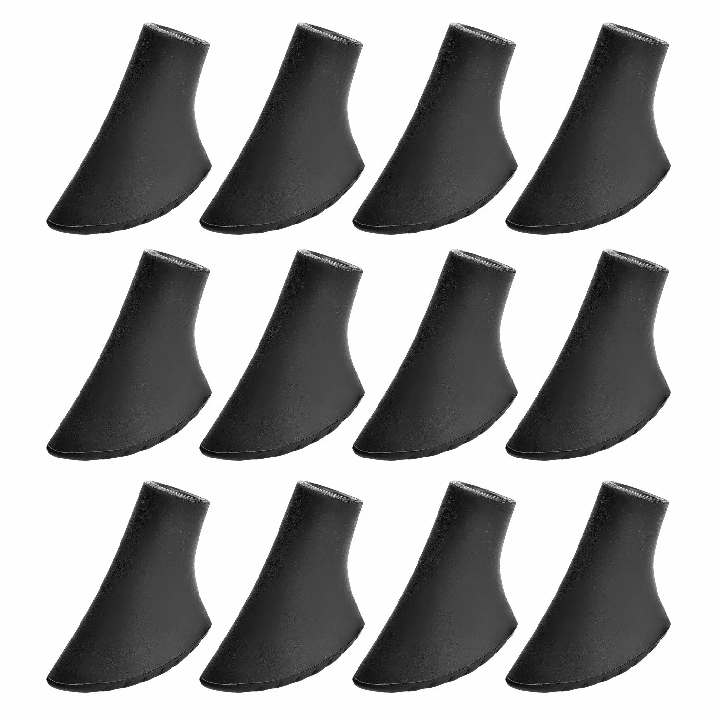VABNEER 12 sztuk ochraniaczy końcówek kijków trekkingowych i nordic walkingowych, 10 mm
