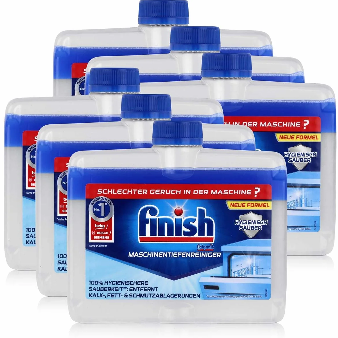Calgonit Finish środek do pielęgnacji zmywarek 5 x Power 250 ml (opakowanie 6 szt.)