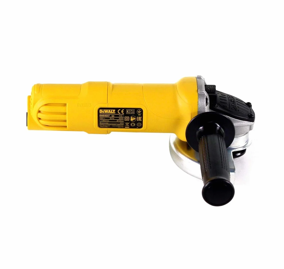 DEWALT Solidny Mini-amoladora 125mm 800w 11.800 rpm arranque suave + bloqueo i re-arranque dla profesjonalistów i majsterkowiczów do pracy profesjonalnej 125mm 800w