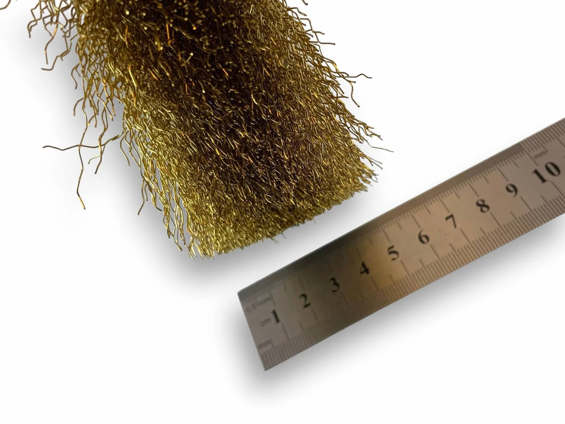 Metalowa szczotka okrągła | Ø zewnętrzna 200 mm | Falista twarda mosiężna wyściółka Ø 0,20 mm | Szlifierka śrubowa | Otwór 32 + reduktor 25/22/20/16 i 12 mm | Szczotka do usuwania | Kibros 238202LT
