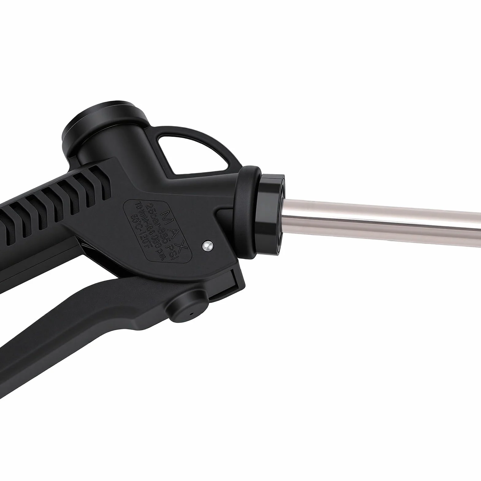 Yctze Pistolet do Piany o Długości 59 Cm z Przedłużoną lancą, Myjka Ciśnieniowa, Dysza 1/4 z Szybkozłączem 90° z Zabezpieczeniem Przed Dziećmi do łodzi Samochodowej ATV RV | Lanca czyszcząca o dużym zasięgu, zabezpieczenie przed dziećmi, gruba, bogata pia