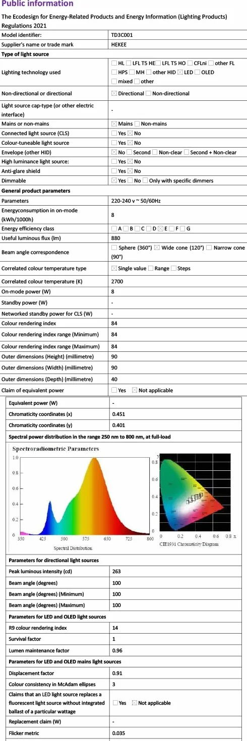 Zestaw 5 lamp sufitowych LED, otwór 70-85 mm, okrągłe reflektory punktowe, 7,6 cm, 8 W, 60 W, 800 lumenów, IP44 2700 K, ciepła biel