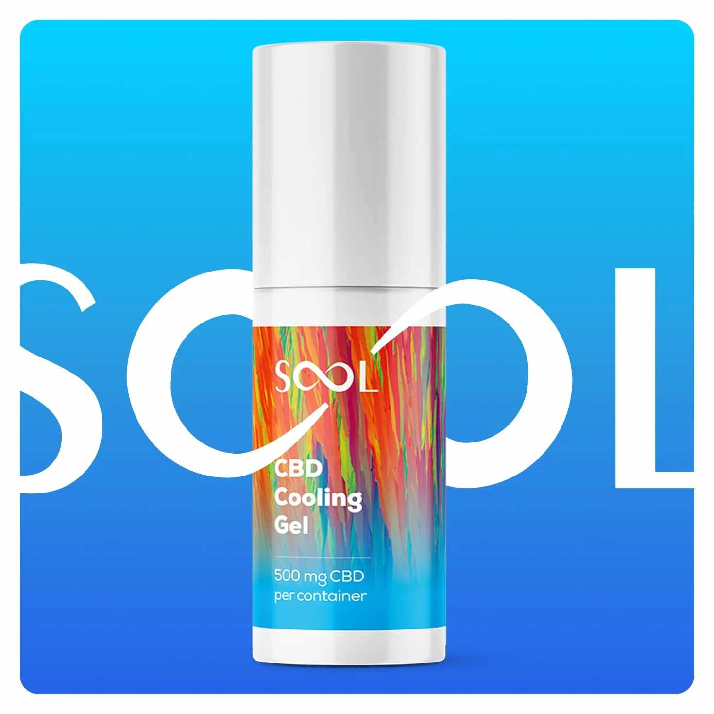SOOL CBD Cooling Gel 100ml 500mg Żel CBD do masażu stawów i mięśni
