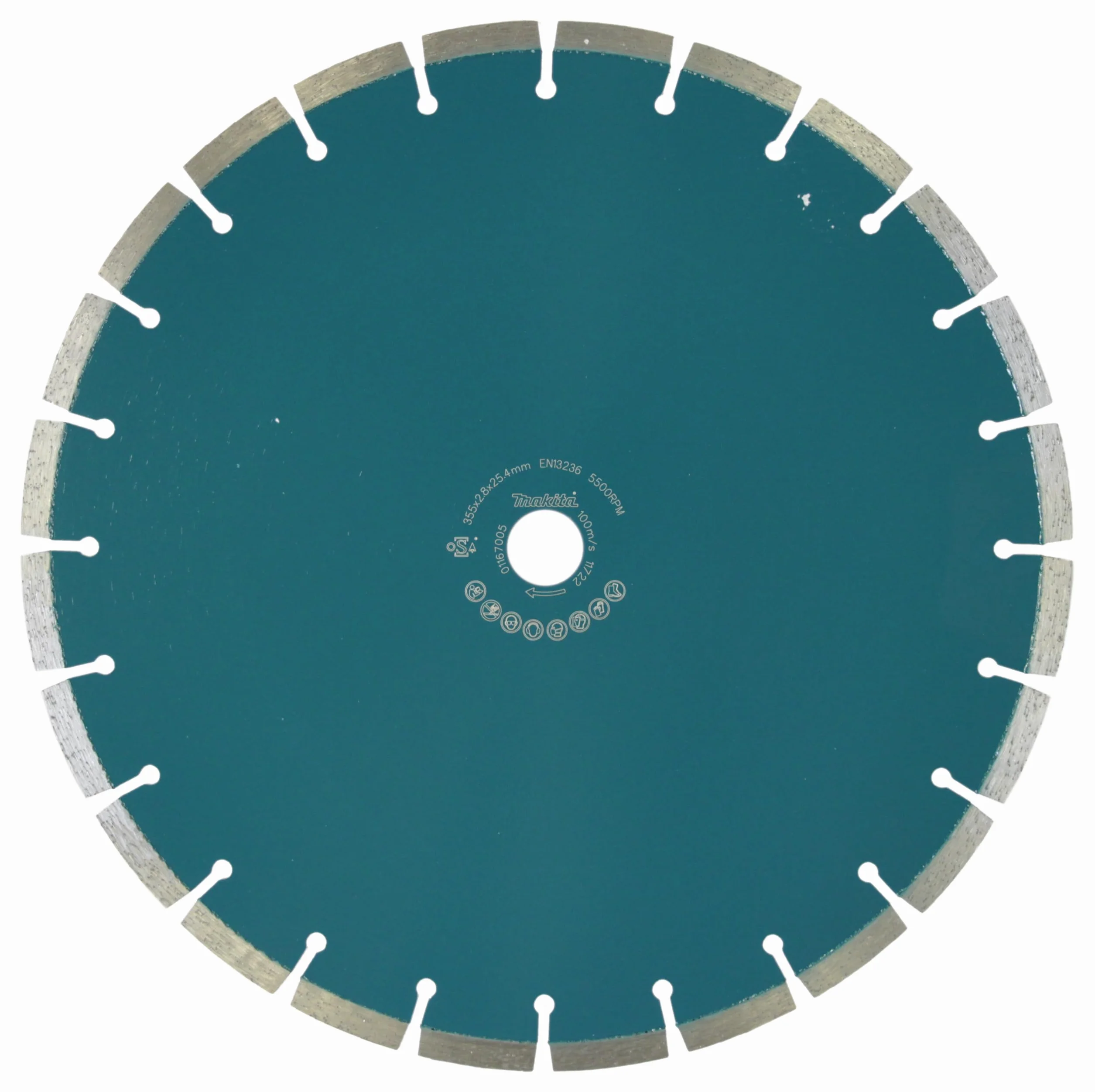 Makita Tarcza diamentowa 355 mm x 25,4 mm E-23226 cięcie na mokro i na sucho