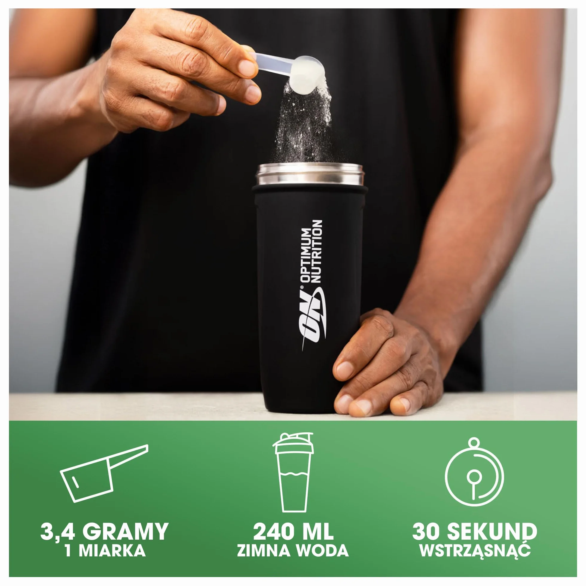 Optimum Nutrition Micronised Creatine Powder, 100% czystego monohydratu kreatyny w proszku dla wydolności i mocy mięśni, Bezsmakowy, 93 porcje, 317 g