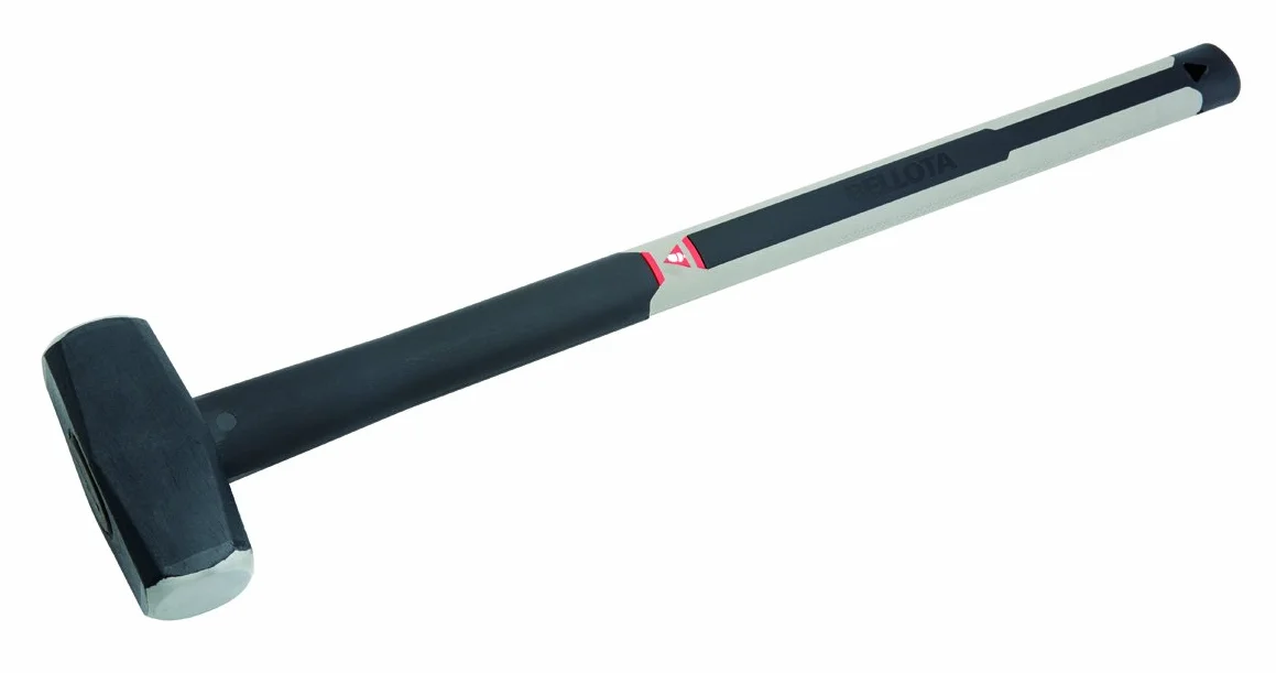 Bellota 5200-5 CF - młot kowalski z uchwytem z włókna węglowego i głowicą z kutej stali, profesjonalne narzędzie budowlane, waga 5 kg