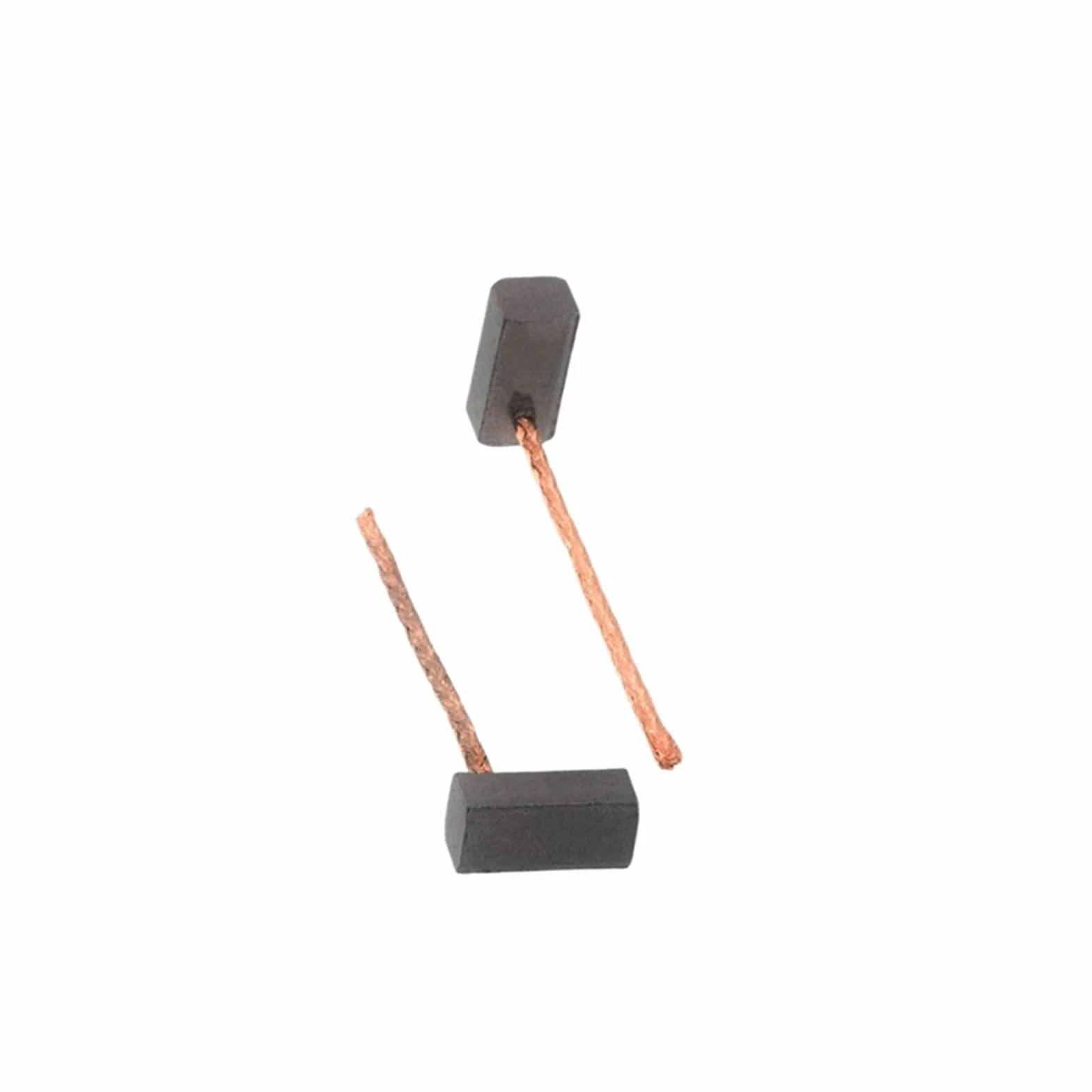 Szczotki węglowe 10 szt. szczotka węglowa do silnika elektrycznego część naprawcza 3/4/5/6/7/8/9/10 mm (6,3 x 9,5 x 25 mm)