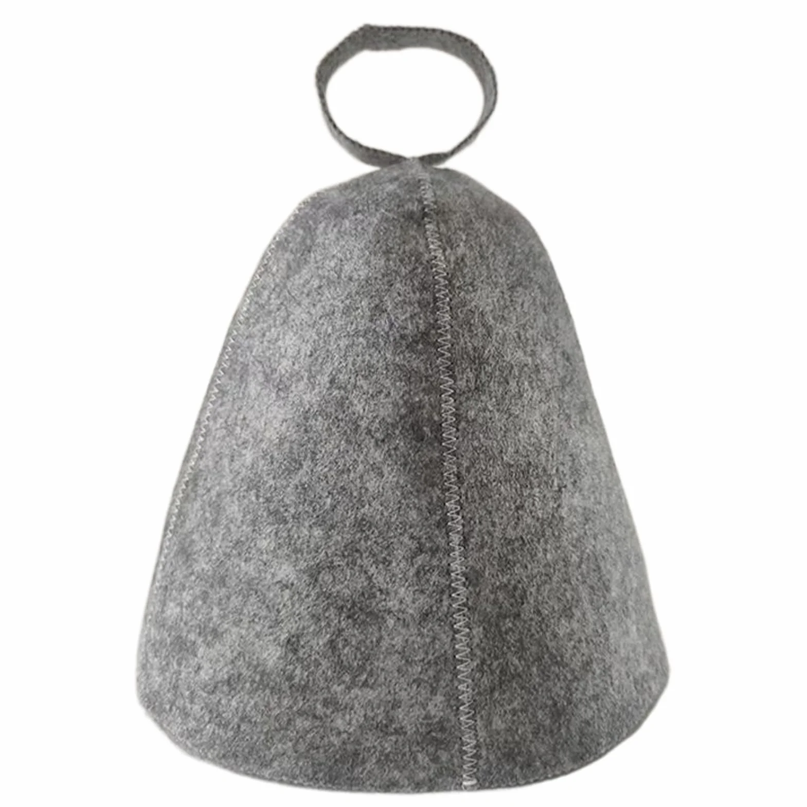 Czapka do kąpieli i sauny męska 70 cm szara miękka oddychająca
