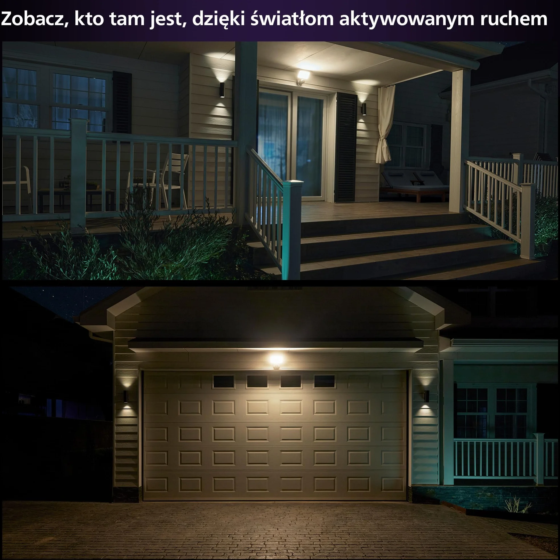 Philips Hue Secure Reflektor zewnętrzny z kamerą 1080p, czarny, do użytku na zewnątrz, łatwy w instalacji, dwukierunkowa rozmowa, współpracuje z Security Center w aplikacji Philips Hue