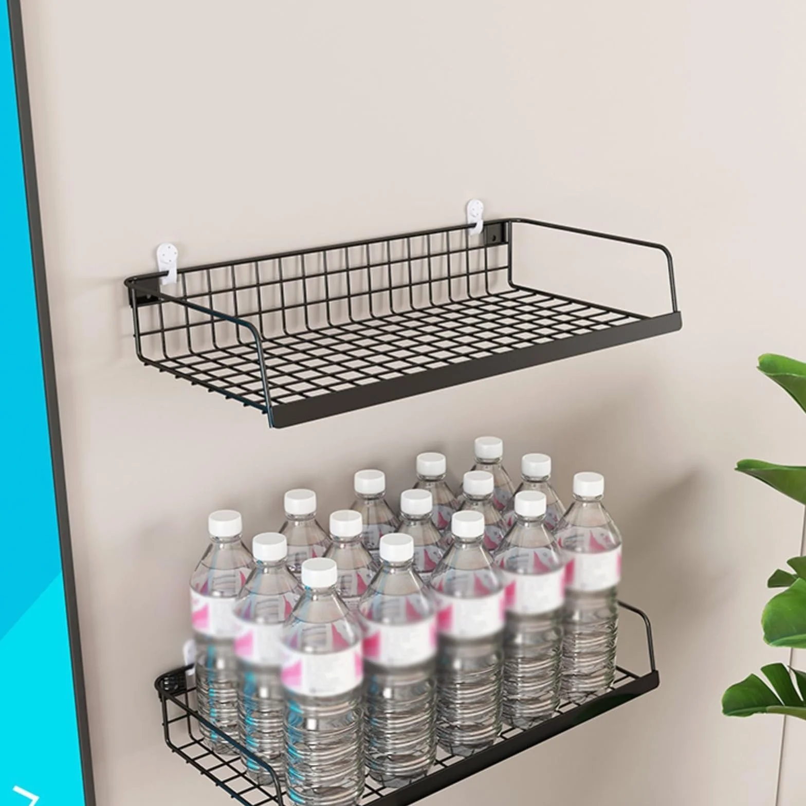 Taca do zarządzania kablami pod biurkiem stojak do zarządzania kablami menedżer kabli pod biurkiem organizer do przechowywania przewodów pod biurkiem półka pod biurkiem organizer sznurkowy (kolor: czarny, rozmiar: jeden rozmiar)