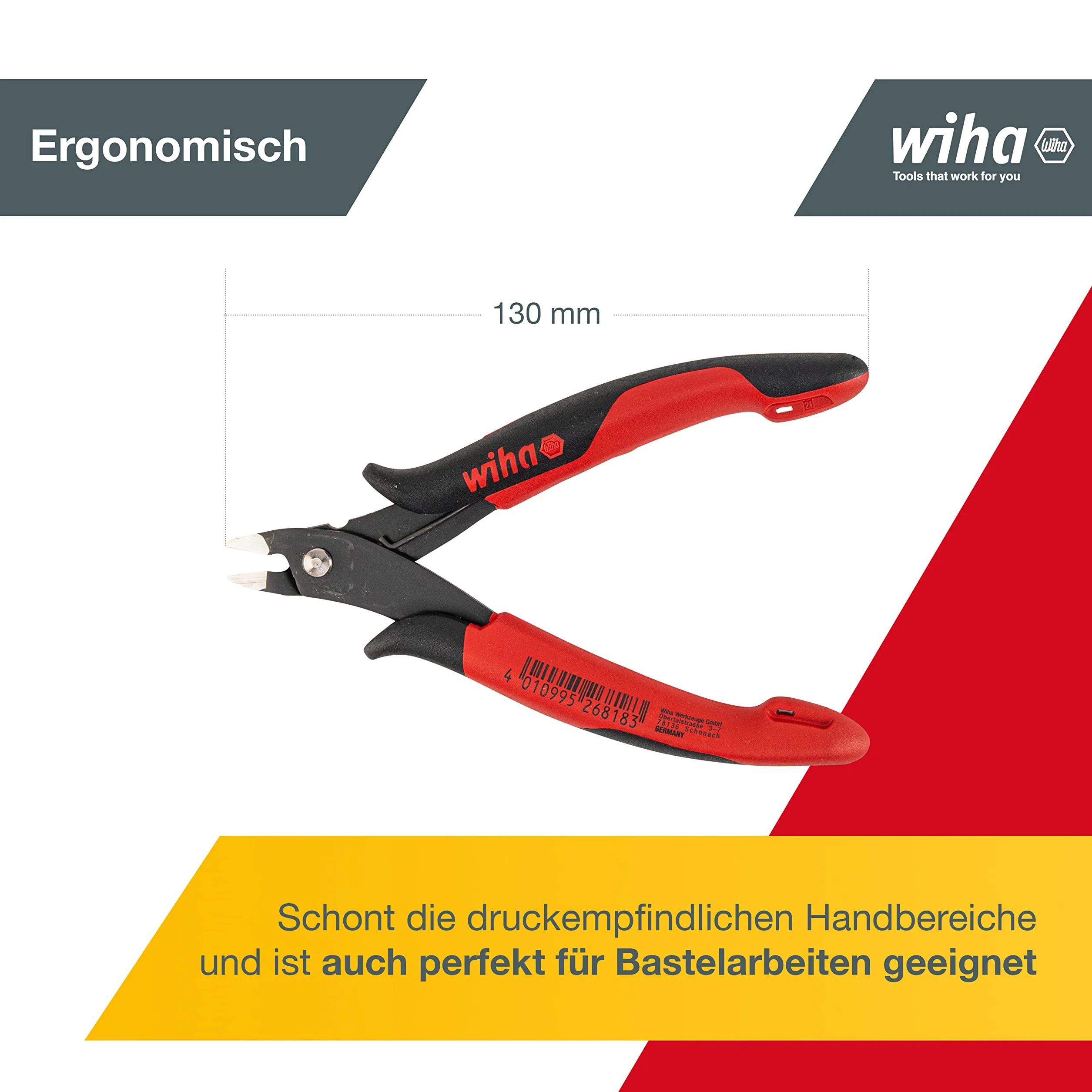 WIHA 26818 - Elektroniczne cięcia przekątne Z 41 1 03 138 mm Elektroniczne Ref. Z41113803
