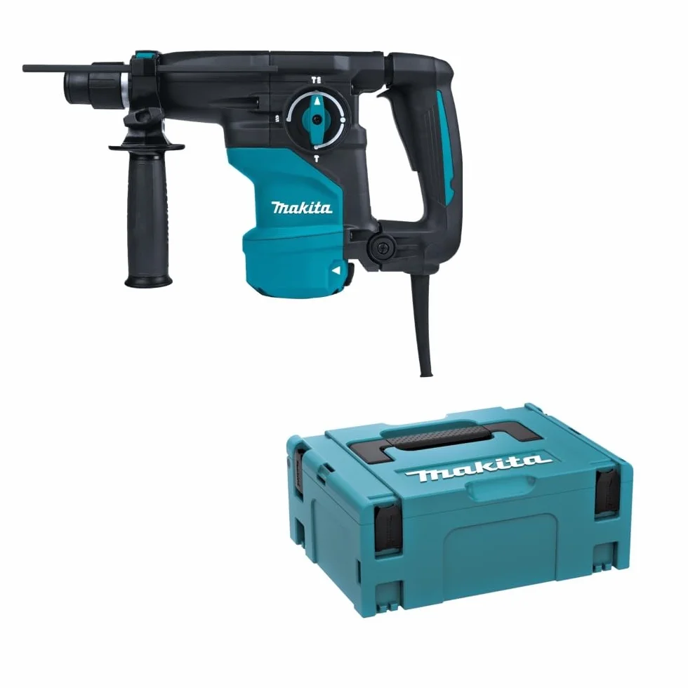 Makita HR3001CJ/2 SDS-Plus 240 V 30 mm młotek obrotowy w zestawie z torbą Makpac