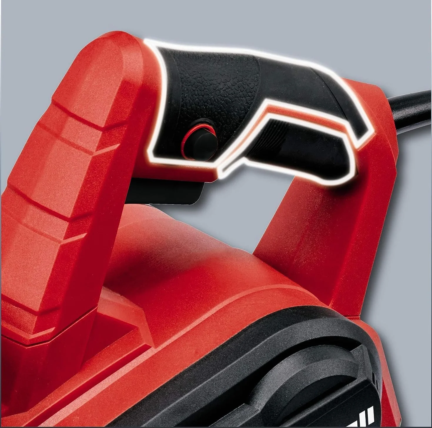Einhell Strug ręczny elektryczny TC-PL 750 (750 W, głębokość skrawania do 2 mm, duży wał nożowy, automatyczna stopka parkująca, w tym ogranicznik równoległy/głębokości skrawania, nóż obrotowy)