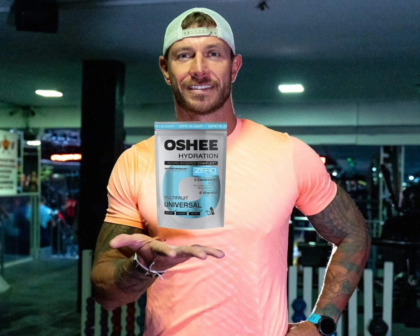 OSHEE Hydration Zero Sugar proszek Multifruit 630 g