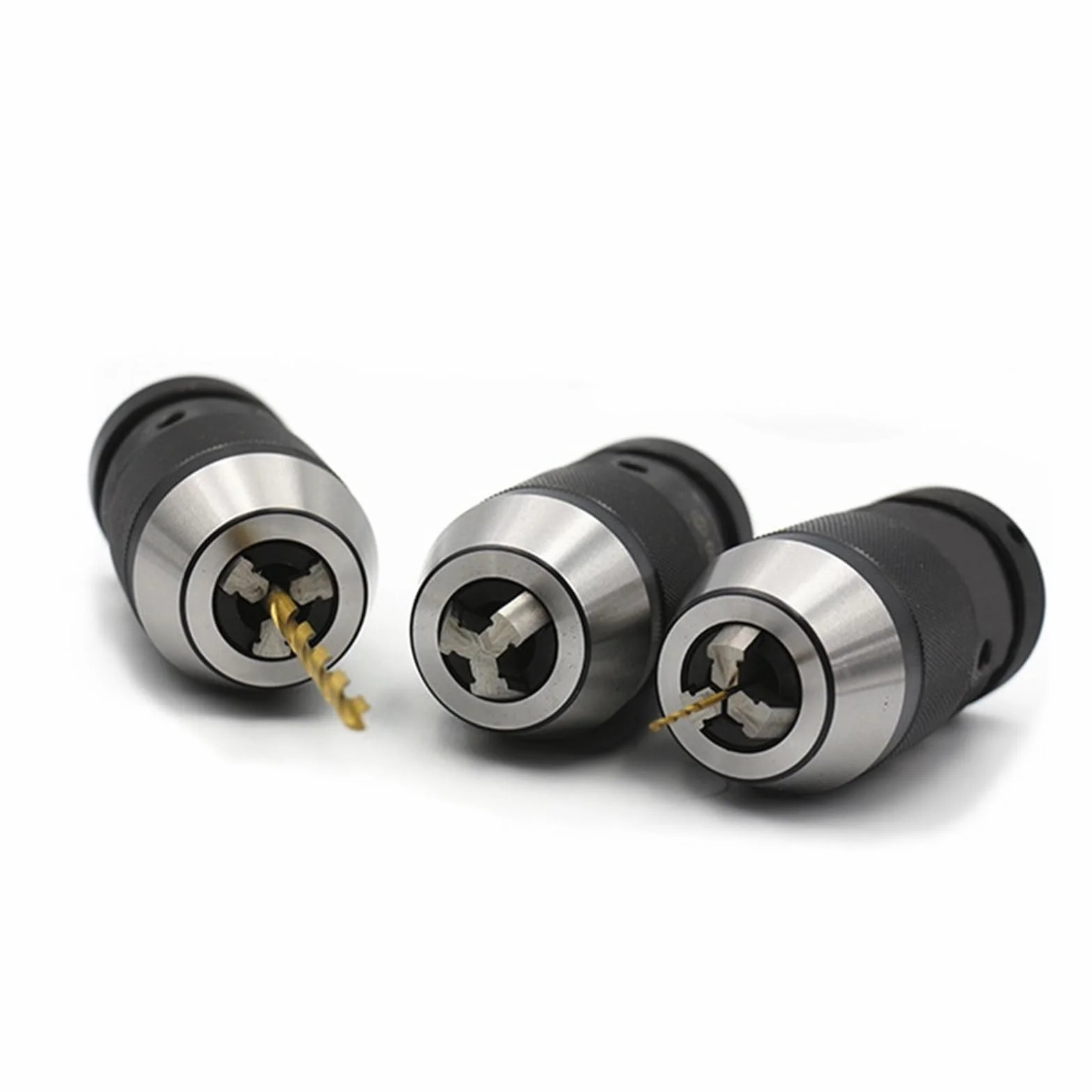 Uchwyt wiertarski Keyless samozaciskowy B12 B16 B18 B22 JT6 tokarka stożek Morse'a elektryczny trzpień tulejowy przewijania wiertarka CNC (Color : B10(0.5-6MM))