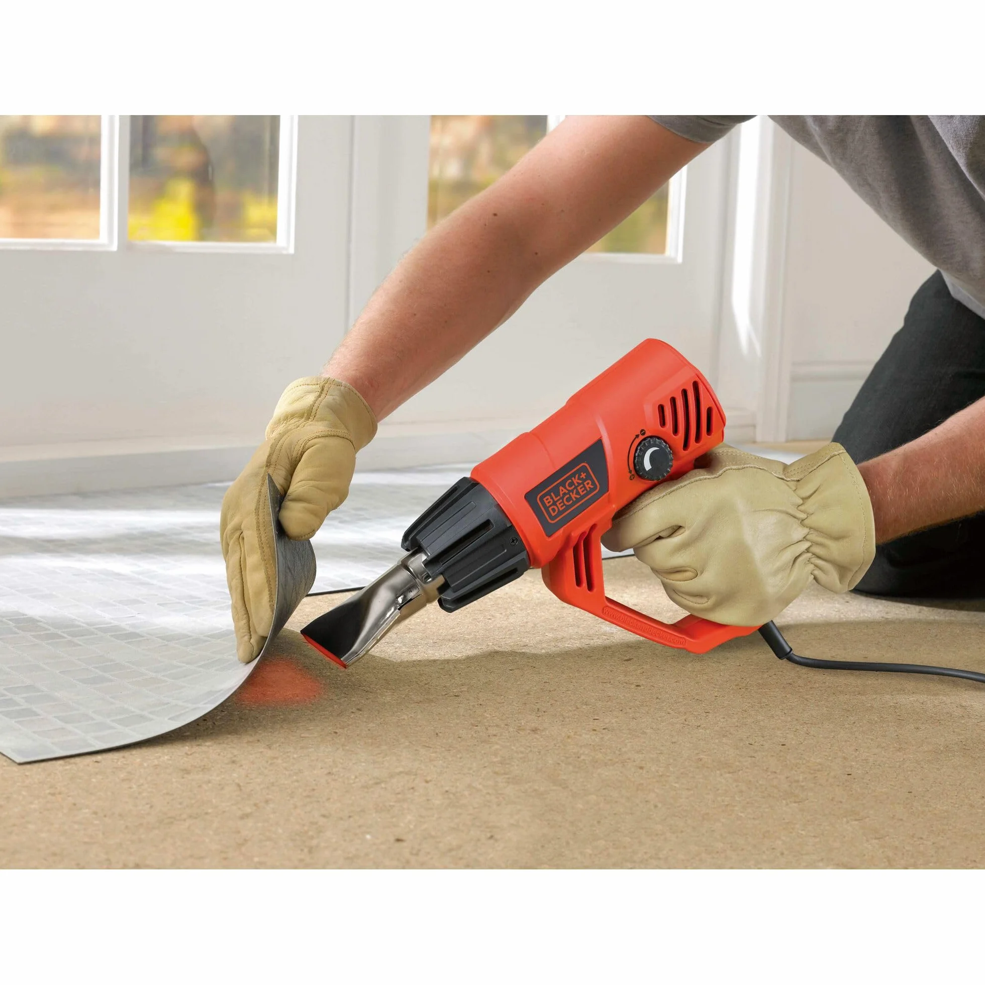 Black & Decker KX2001-QS heat gun 500 l/min 600 °C 2000 W Black Red