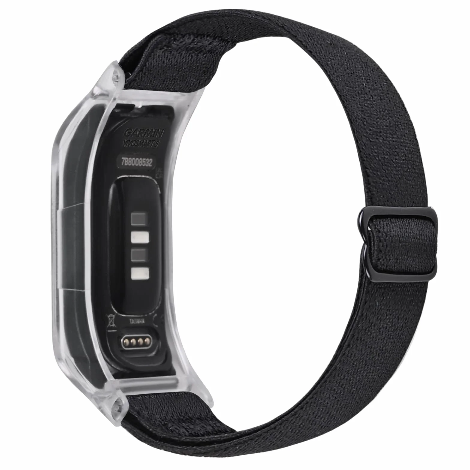 C2D JOY Elastyczne paski nylonowe kompatybilne z zegarkiem Garmin Vivosmart 5, wymienne paski z etui