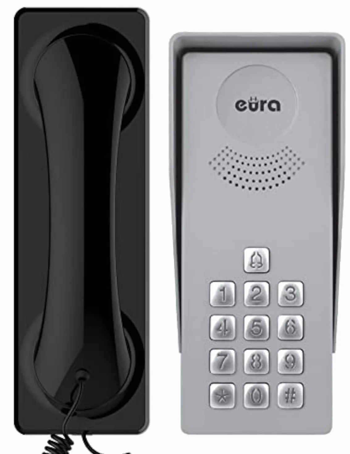 EURA A31A237 Adp-36A3 Ingresso Nero domofon, czarny