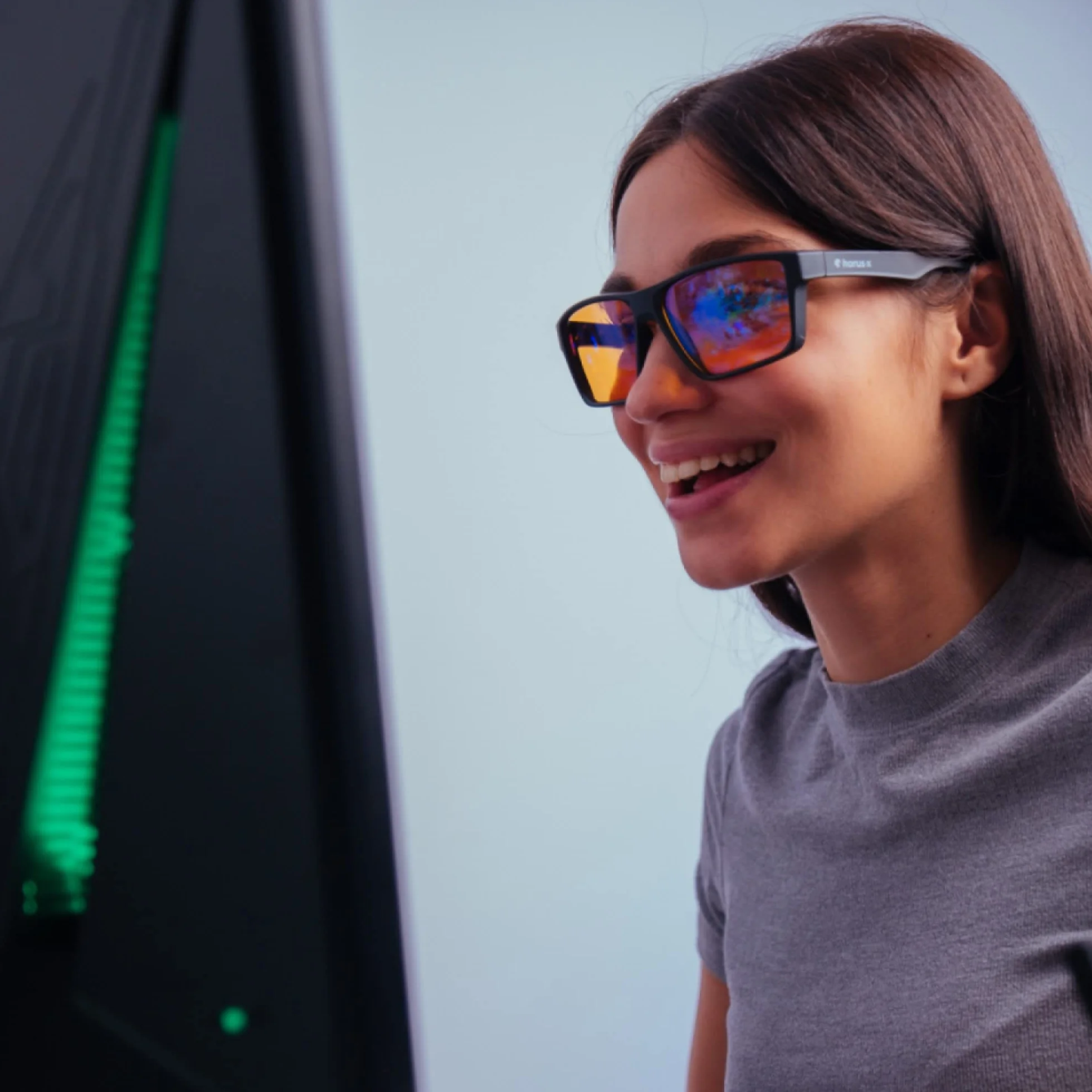 Horus X Okulary Przeciw Niebieskiemu Światłu Antyrefleksyjne Gaming V3