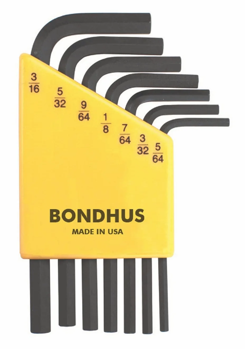Bondhus 12245 zestaw kluczy kątowych sześciokątnych HLX7S (cale), 7-częściowy