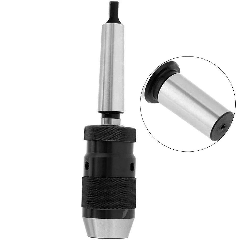Bezkluczowy Uchwyt Wiertarski do Tokarki o Pojemności 0-16 Mm Trzpienie MT3-B18, Solidna Stal 45#, łatwe Mocowanie, Szeroko Stosowane w Wiertarkach i Frezarkach
