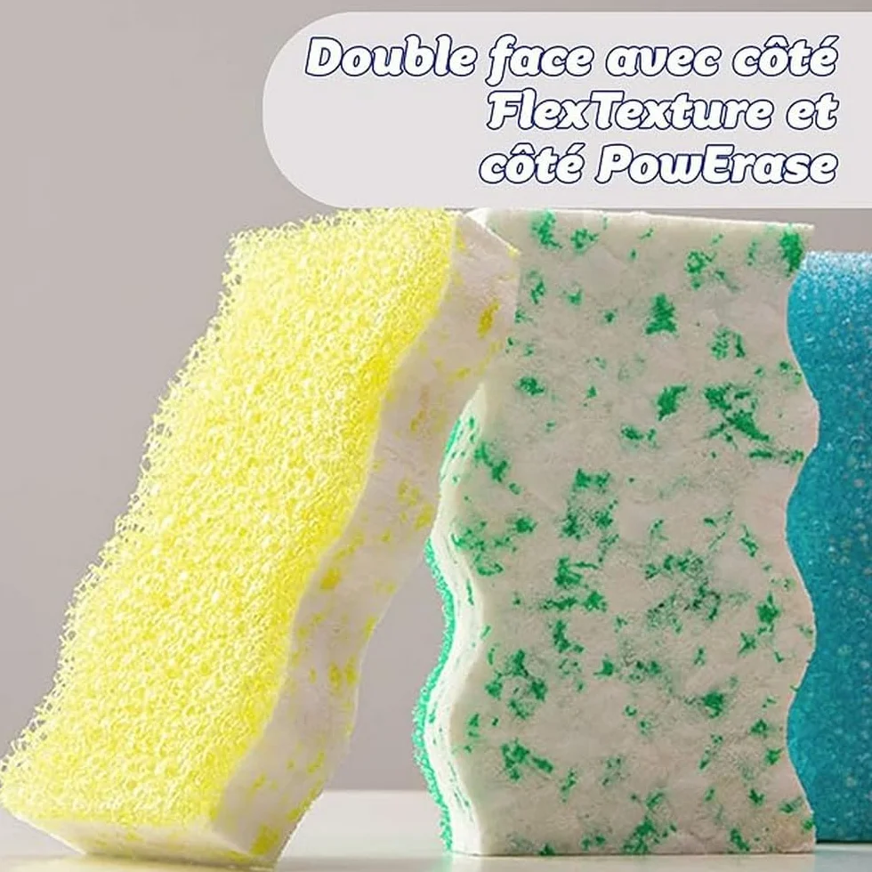Scrub Daddy Eraser Gumka do Ścierania, Biały/Niebieski, 2 szt.