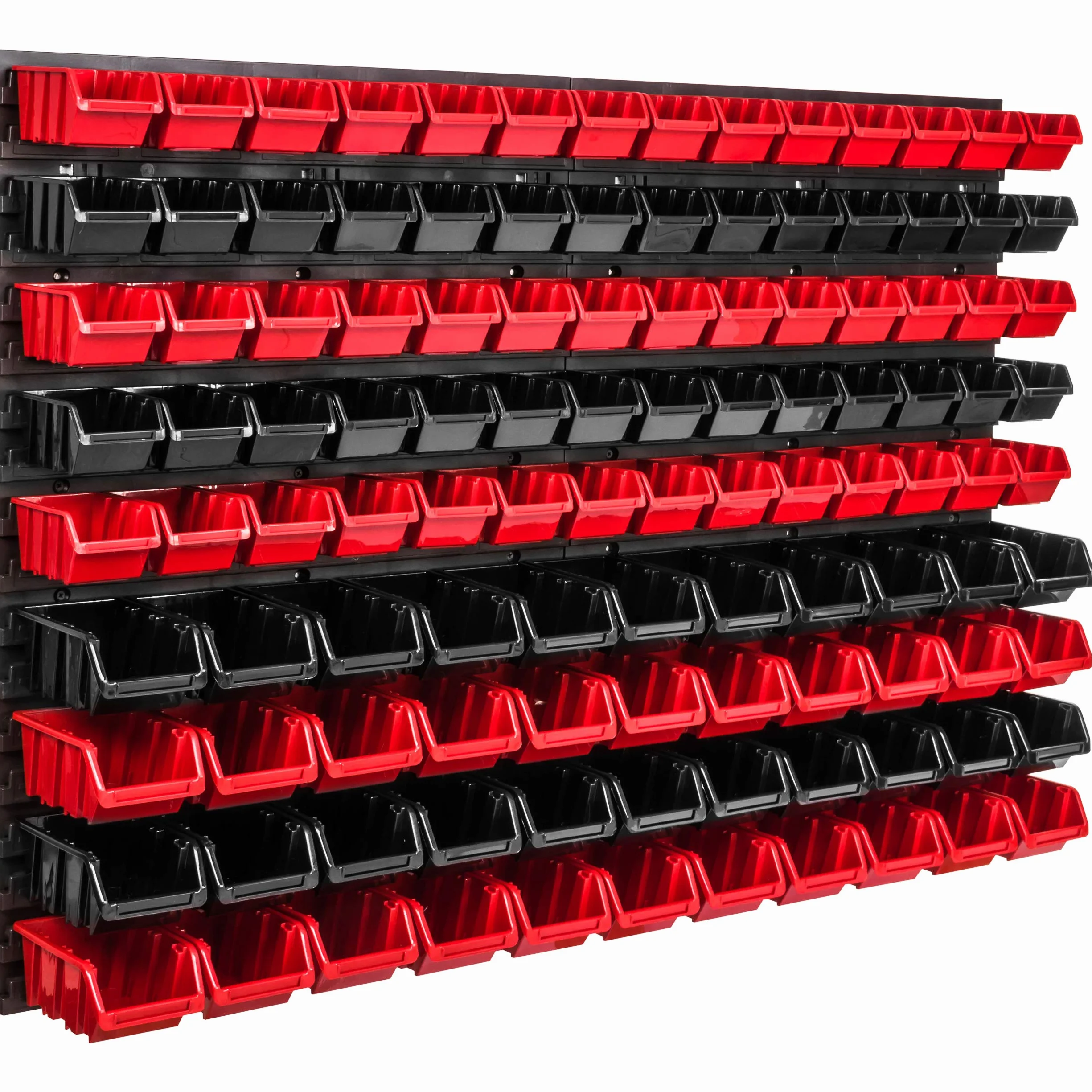 System magazynowy regał ścienny 1152 x 780 mm 114 szt. pudełko