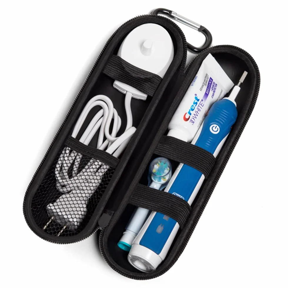 Elektryczna szczoteczka do zębów Oral-B Pro etui podróżne do większości innych szczoteczek do zębów marki Rosa, 20.5 x 5 x 5 cm