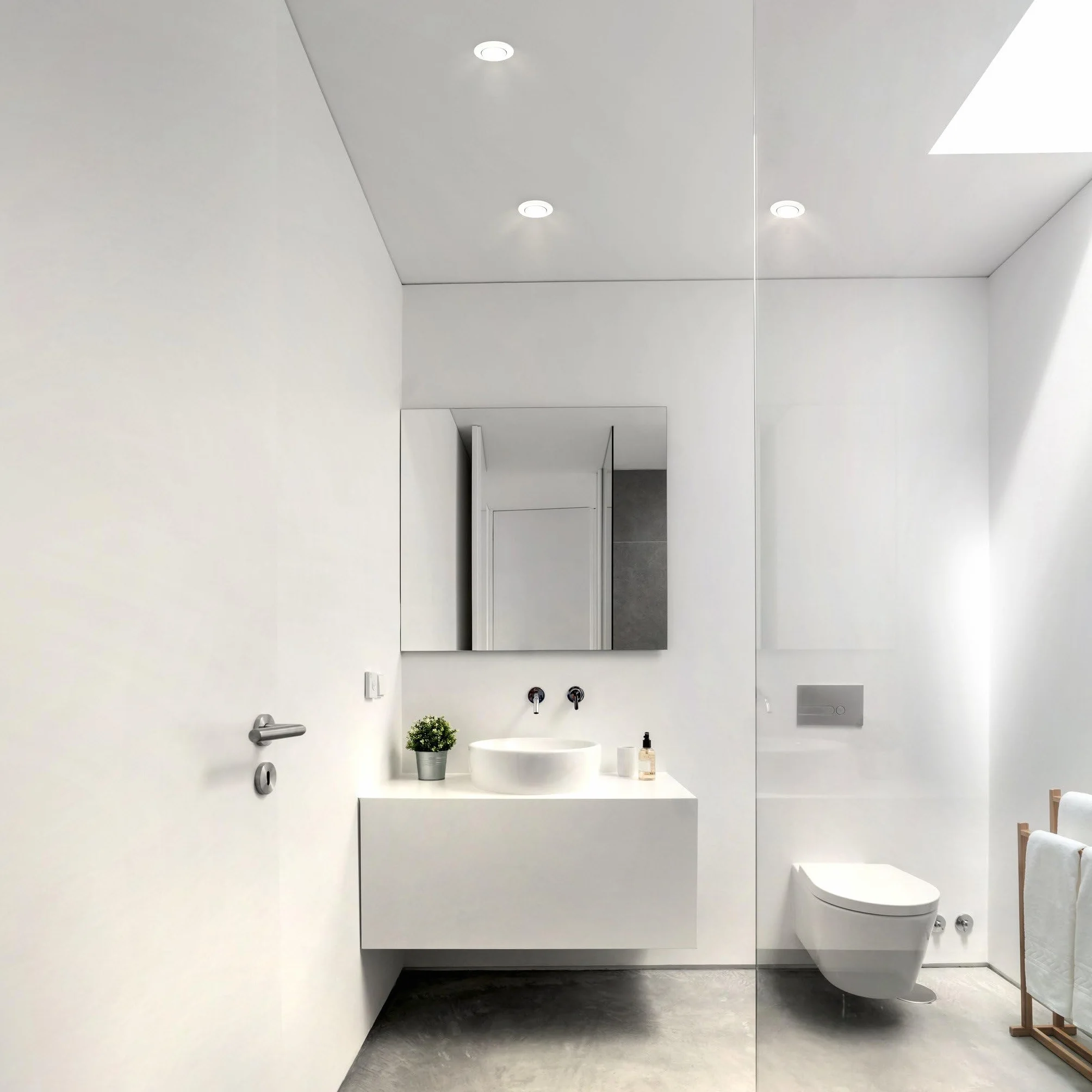 Ledvion Reflektor wpuszczany LED 7W IP65 CCT COB Ø90mm ściemnialny