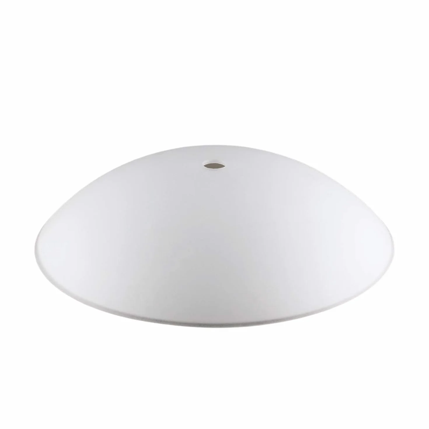 ORION LIGHTSTYLE Szkło z otworem 12 mm szkło zapasowe 22-30 cm szkło klosz biały skorupa otwór środkowy (Ø 300 mm)