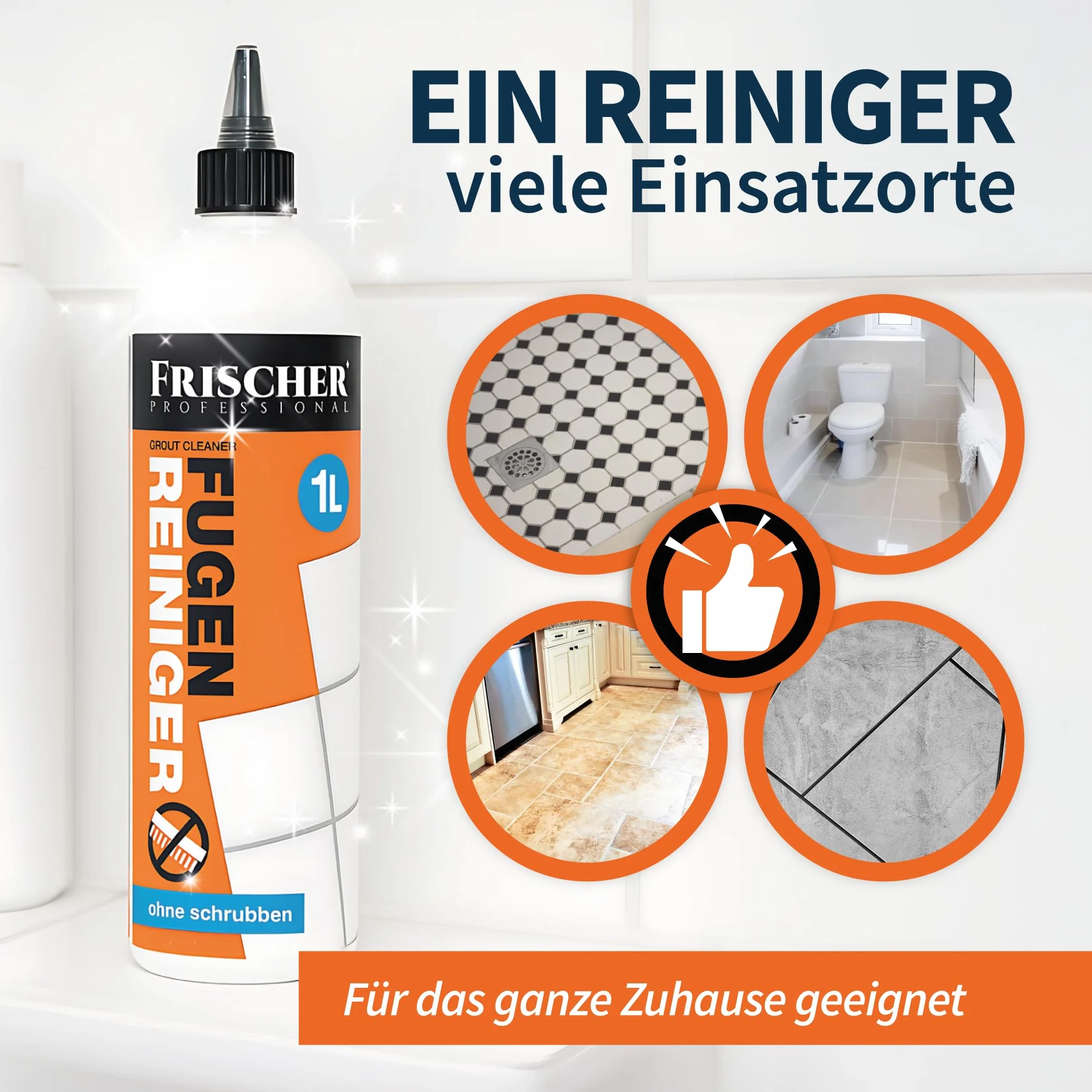 FRESCHER PROFESSIONAL 1000ml koncentrat do czyszczenia płytek