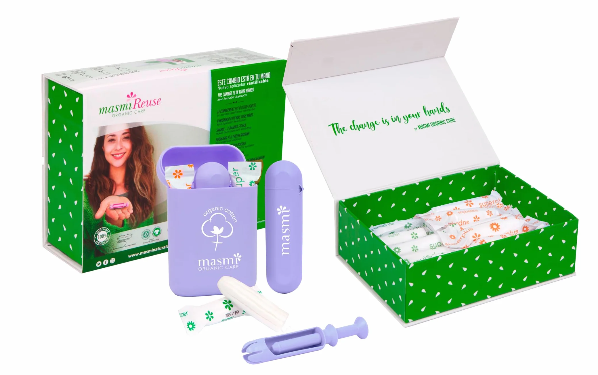 Masmi Bio tampony z aplikatorem Super Super Plus