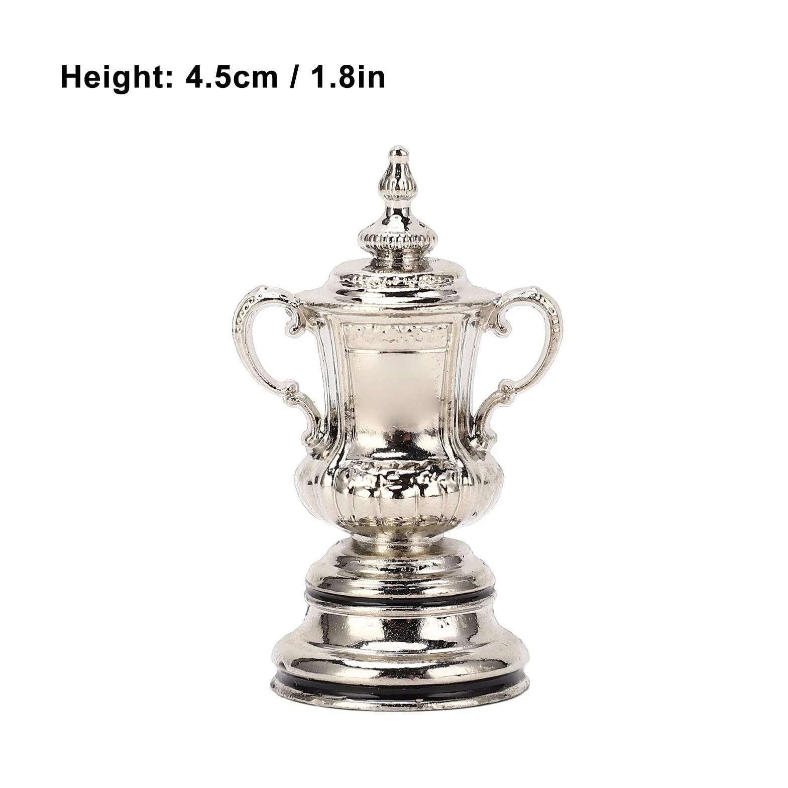 Trofea z Nagrodami, Wysoka Symulacja Metalowych Trofeów Piłkarskich Ozdoby Decor Mini Gra w piłkę nożną Puchar Trofeum Model na stół, Stolik Nocny, Półka na Książki, Salon