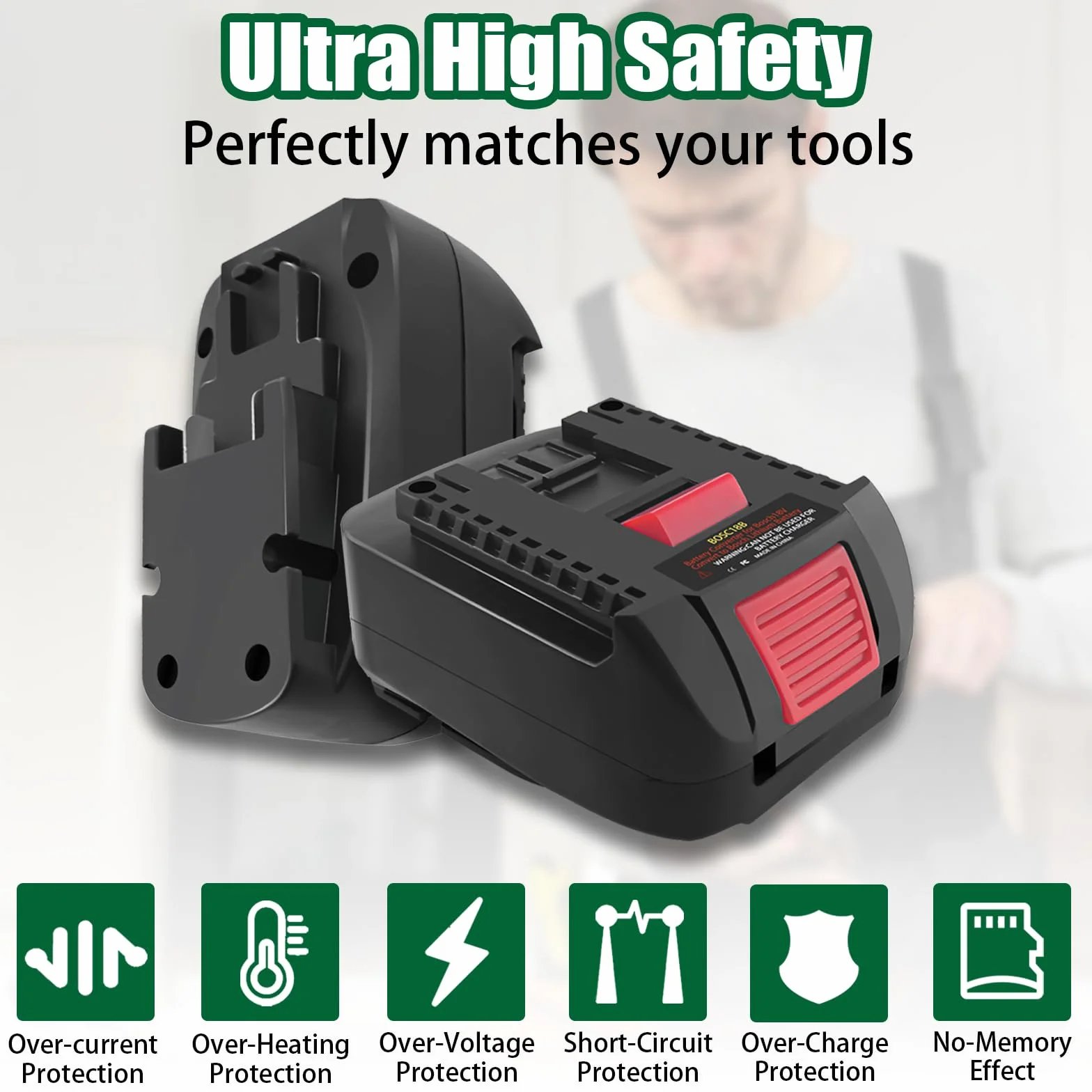 Adapter akumulatora Bosch 18 V TPDL BOSC18B do elektronarzędzi GBA