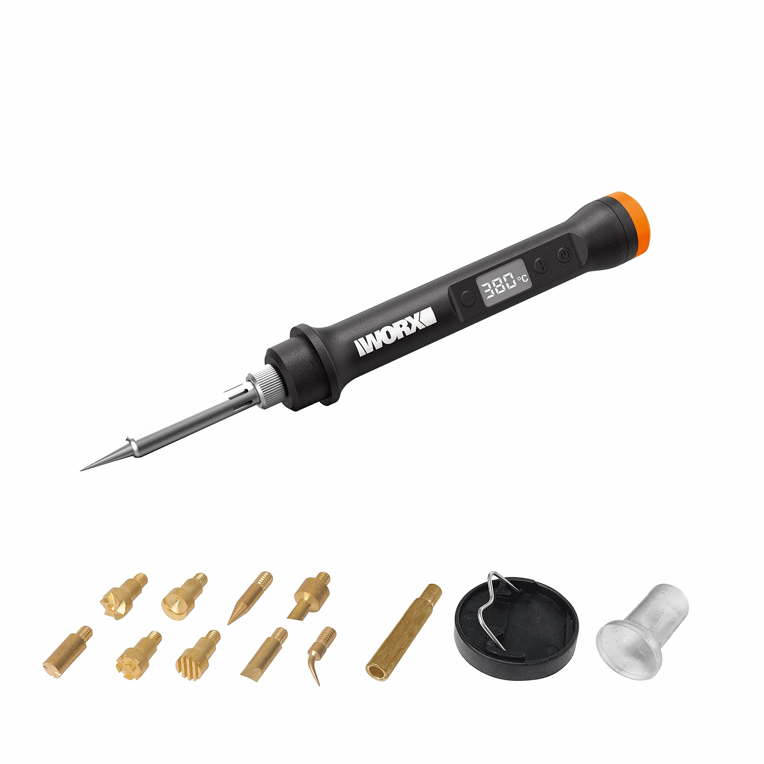 WORX Spawarka/pirograwer MakerX 20V s/bat 20V Worx | PowerShare | WX744.9 - Brak HUB, baterii i ładowarki, Czarny