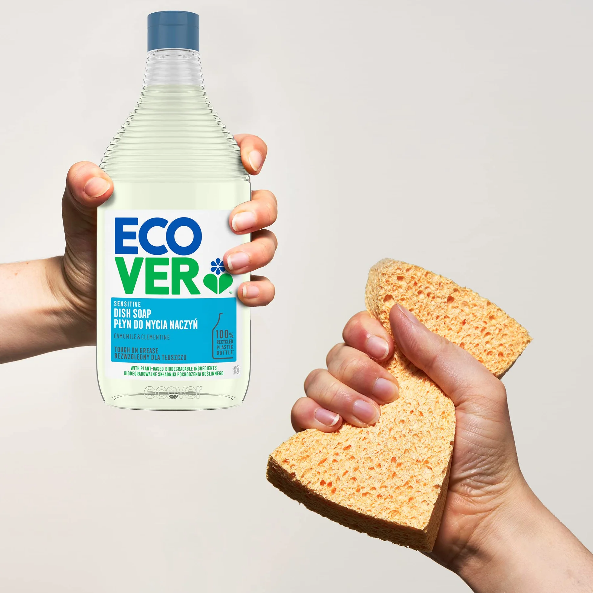 Ecover Płyn do Mycia Naczyń o Zapachu Rumianka i Klementynki, 450 ml, Eco Produkt