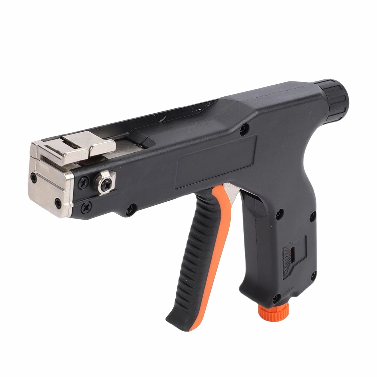 Pistolet do opasek kablowych, samoblokujący, regulowany zacisk ze stali wysokowęglowej, funkcja utrzymywania długości od 2 do 12 mm, odpowiedni do nylonowych opasek kablowych