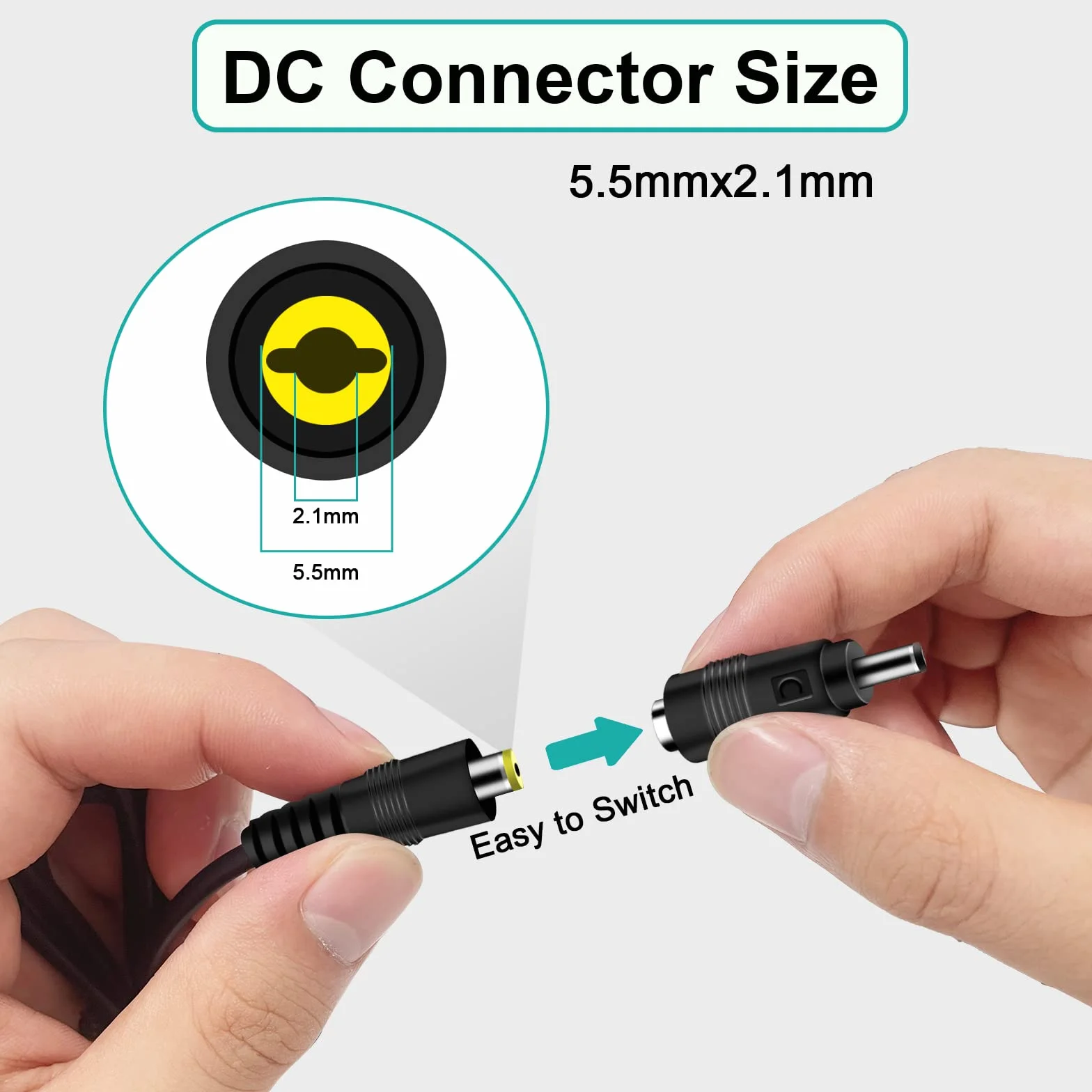 30 W Uniwersalny zasilacz AC na DC 3 V, 4,5 V, 5 V, 6 V, 7,5 V, 9 V, 12 V, 1 A, 2 A, 2000 mA, 2000 mA, maks