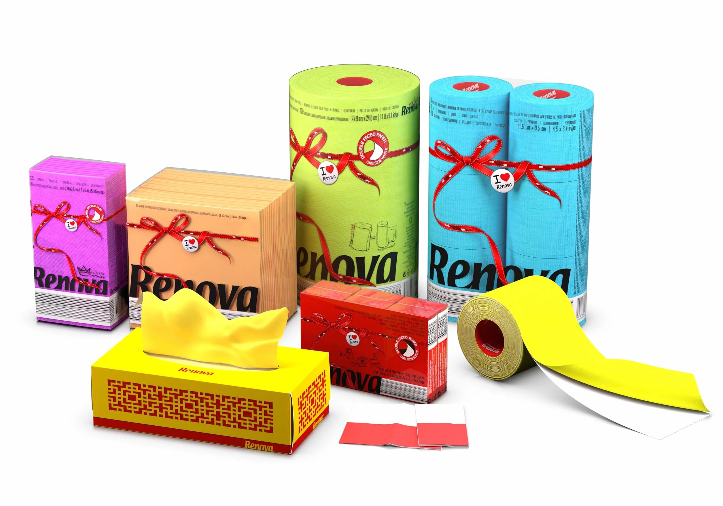 Renova Red Label 200067190 Chusteczki, Pomarańczowy, 80 szt.