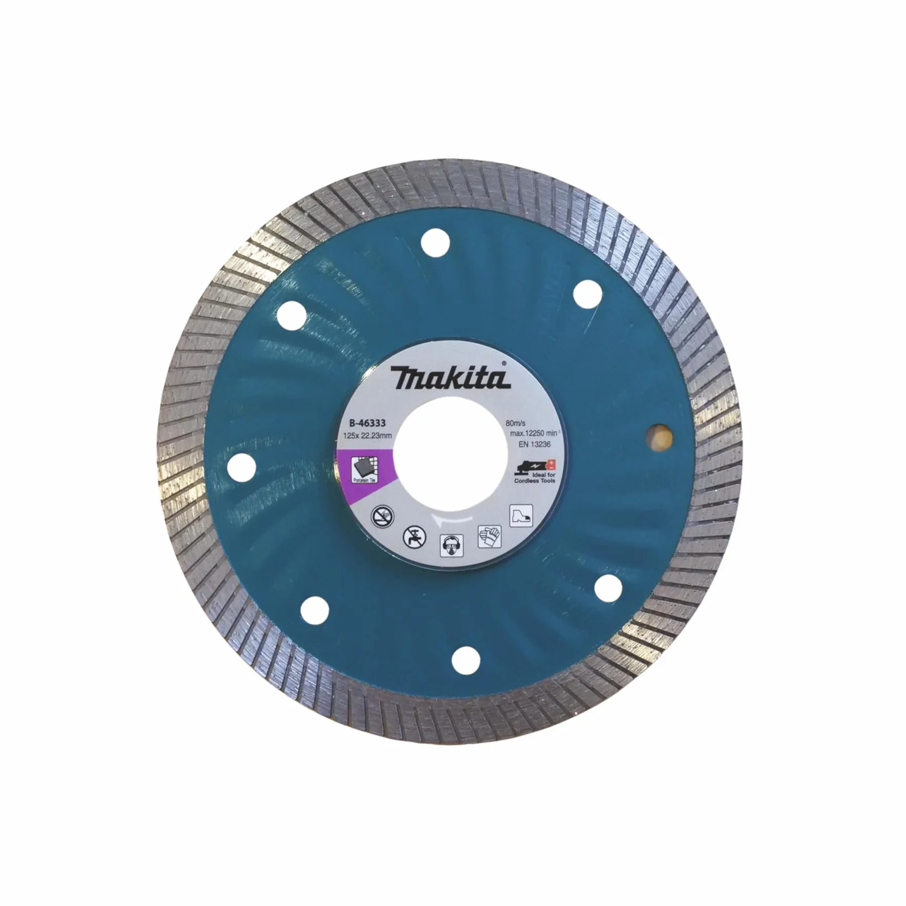 Makita B-46333 diamentowe koło/fala 125 x 22,23, wielokolorowe