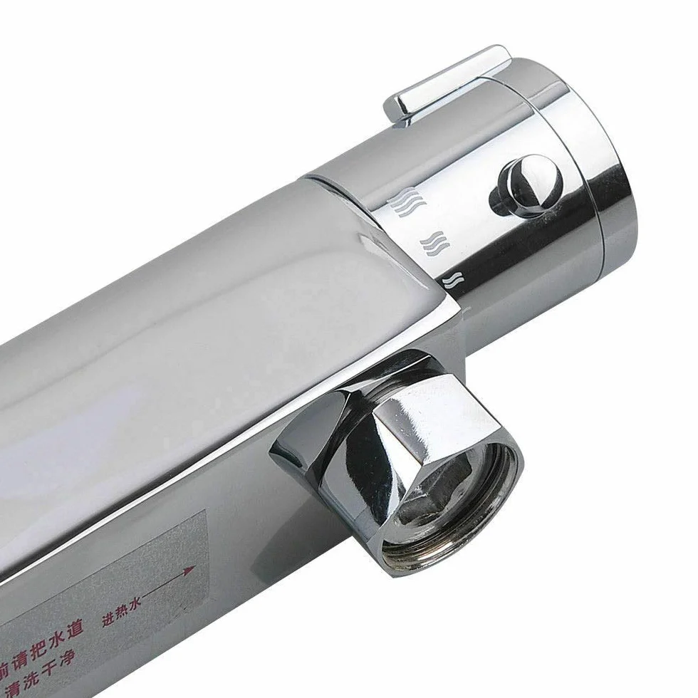 Termostat prysznicowy, armatura wannowa, termostat, bateria prysznicowa, bateria mieszakowa, armatura prysznicowa, chrom, G3/4