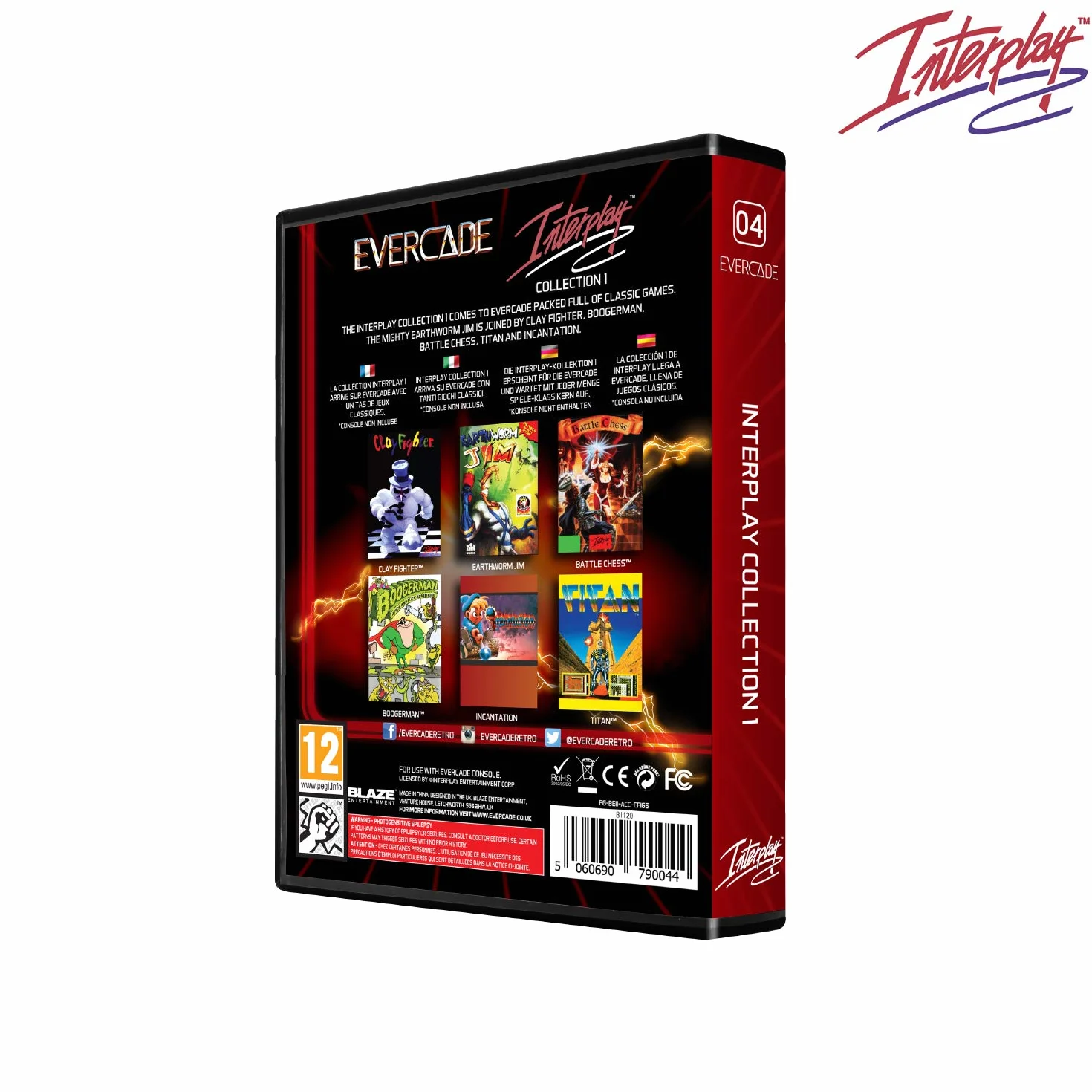 Blaze Evercade - Interplay Cartridge 1