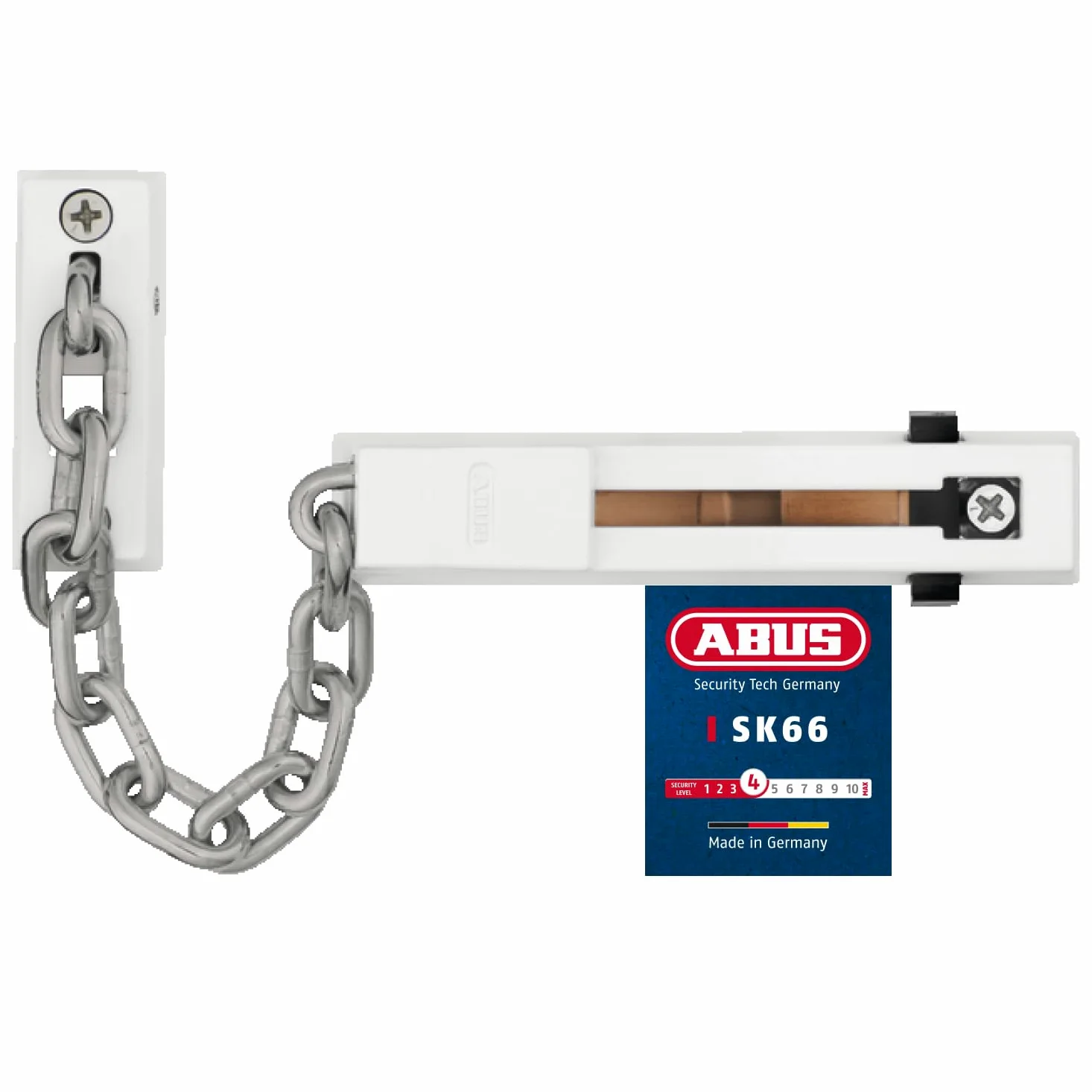 ABUS łańcuch do drzwi SK66 biały