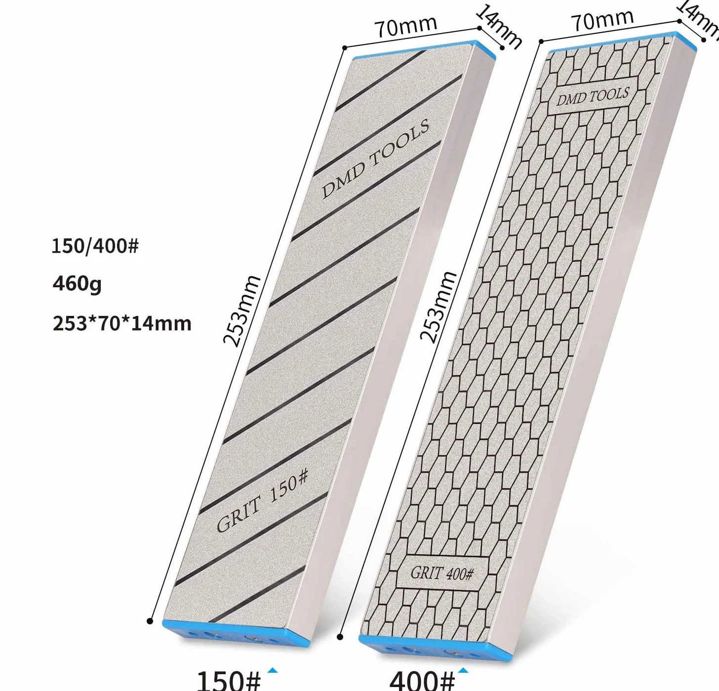 Diamentowa taca do spłaszczania kamienia 150 400 dwustronna ostrzałka aluminiowa podstawa stal ABS