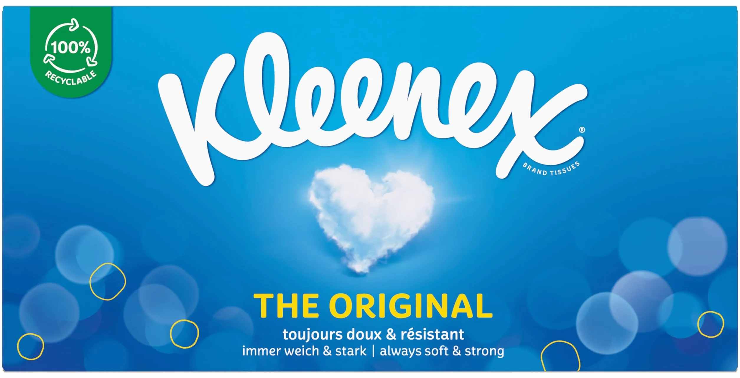 KLEENEX Oryginalne pudełko TISSUES 72'S