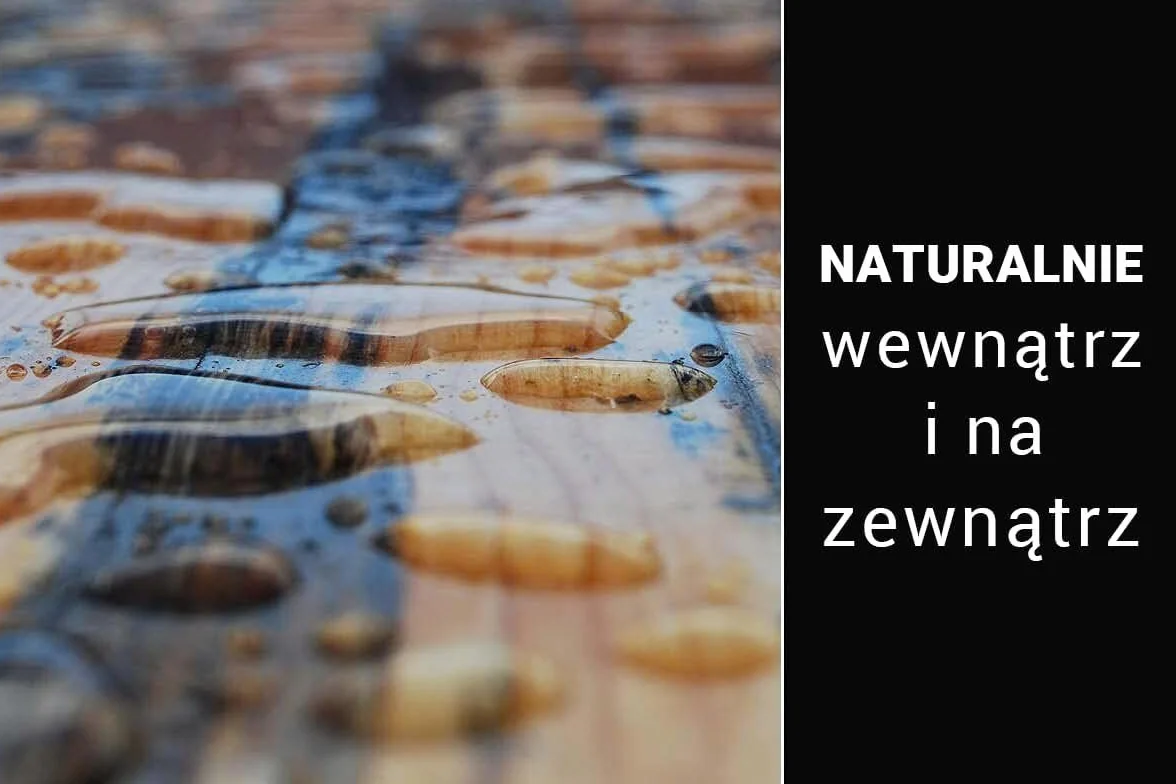 OLI-NATURA Lakier na bazie oleju lnianego, ekologiczna ochrona drewna, certyfikowany do kontaktu z żywnością, 1 l, bezbarwny – naturalny
