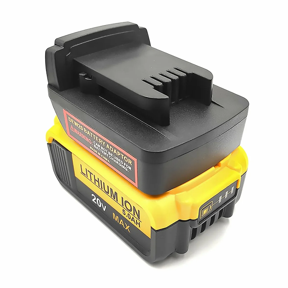 POFET Adapter baterii do dewalt do Milwaukee Konwersja dla akumulatorów litowych deWalt 18v-20v na Milwaukee M18 18v Korzystanie z elektronarzędzi bezprzewodowych (tylko adapter)