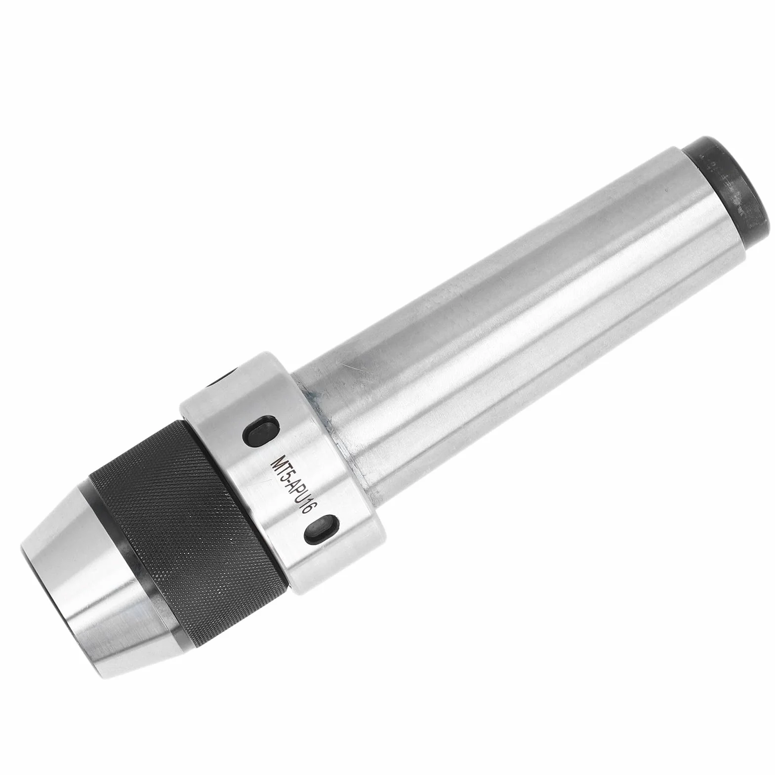 Fafeicy Uchwyt Wiertarski do Dużych obciążeń Samozaciskowy Tokarka Bezkluczowa MT5 Stożek Morse'a, Stal Stopowa 40Cr Zakres Mocowania 3-16 Mm Dokładność 0,003 Cala do Frezarek CNC i Wiertarek
