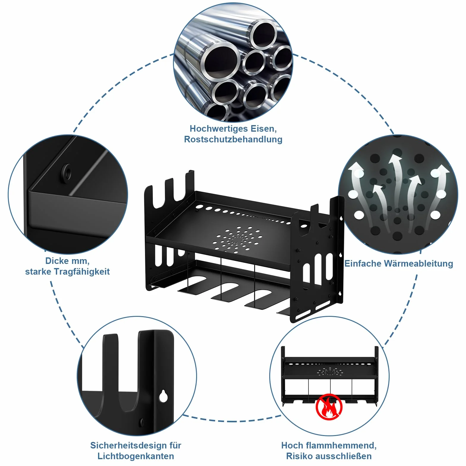 Uchwyt na narzędzia do Makita DC18SF/DC18RC 18V / 14,4 V baterie do stojaka na narzędzia (czarny)
